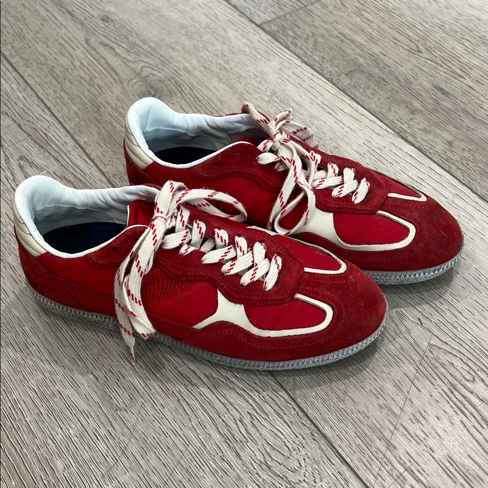 ALOHAS Red and White Women’s Sneakers Size 6.5